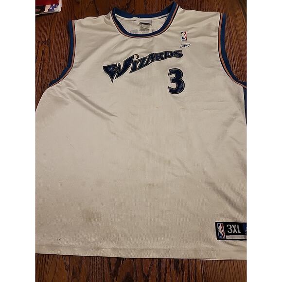 Reebok Juan Dixon Washington Wizards Jersey Mens Size 60 3XL XXXL Basketball - Picture 6 of 8